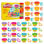 Play-Doh Party Favor Pack, Bulk 24 Pack of Modeling Compound with Cutters, Classroom Supplies for Arts & Crafts, Back to School Gifts & Prize Toys for Kids, Ages 3+ (Amazon Exclusive)