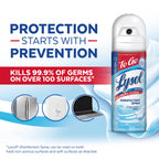 Lysol To Go Disinfectant Spray, Crisp Linen, Travel Size - 1.5 oz (Pack of 4)