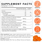 Life Cykel - AM Energy and Focus Mushroom Gummies, 10 Count - Organic Lion's Mane Gummies with Cordyceps, Guarana & Alpha GPC for Mental Clarity, Natural Energy, Endurance & Focus - Lemon Peach Flavor