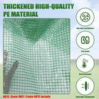 Walk-in Greenhouse Replacement Cover 56×56×76inch (Frame Not Included)