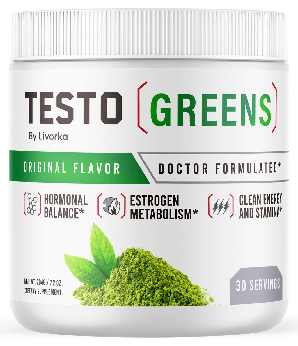 Testo Greens Powder - Testo Greens, TestoGreens Powder, TestoGreens, TestoGreens Advanced Formula, Testo Greens All Natural Formula, TestoGreens Powder Reviews, 30 Servings for 1 Month
