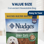 Blue Buffalo Nudges Jerky Cuts Chicken Dog Treats, 36 oz