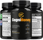 CogniHoney Capsules - Official Cogni Honey Pills Advanced Premium Formula for Maximum Strength, All Natural Ingredients with Vitamins for Overall Health & Wellness, 60 Capsules for 1 Month
