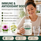 Megacephalus Lymphatic Drainage Capsules, Natural Herbal Supplements with Dandelion Extract, Burdock, Kelp & Echinacea, Supports Cellulite Reduction, Lymph Node Detox Cleanse & Immune Health (1)