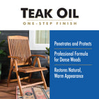 Watco Teak Oil Wood Finish Spray, 11.25 oz, Clear, 6 Pack