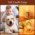 Merrtody Flower Candle Warmer Lamp with Timer & Dimmer