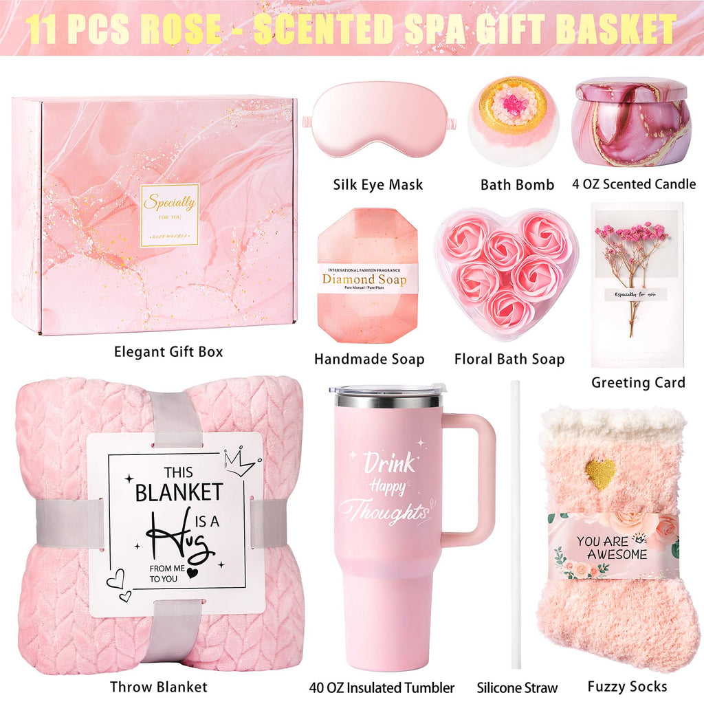 Christmas Birthday Gifts for Women Self Care Get Well Soon Gift Baskets