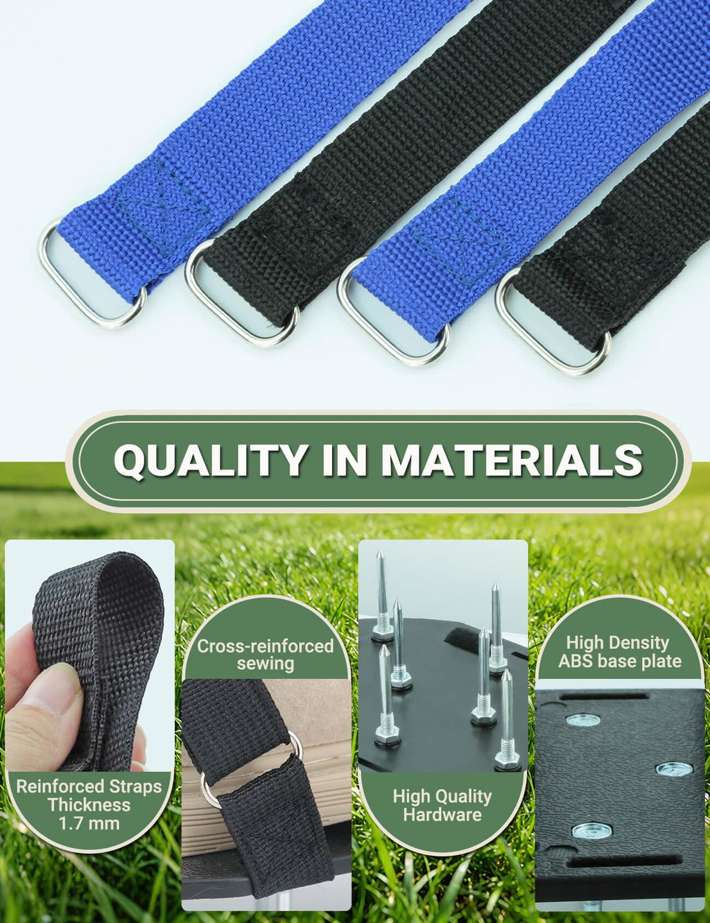 Lawn Aerator Shoes for Grass, Pre-Assembled Heavy Duty Aerator Lawn Tool with Hook and Loop Straps, One Size Fits All Spiked Shoes for Effectively Aerating Yard Garden Lawn Patio Soil, No Installation