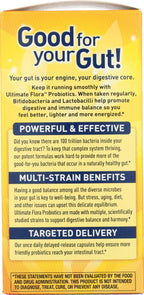 Renew Life Extra Care Digestive Probiotic Capsules, 50 Billion CFU Guaranteed, Daily Supplement Supports Immune, Digestive, Respiratory Health(1), L. Rhamnosus GG, Dairy, Soy and Gluten-Free, 30 Count
