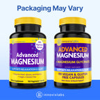 InnovixLabs Advanced Magnesium Capsules - 150 Ct, 210 mg - Chelated Glycinate and Malate - High Absorption, Promotes Relaxation, Bones, Muscle Health, Vegan Malate Sleep Supplement