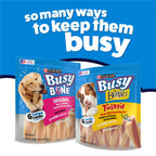 Purina Busy with Beggin Twisted Dog Treats, with Real Bacon, 10 ct Pouch