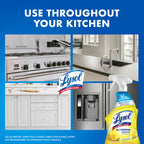 Lysol All Purpose Cleaner Spray, Multi-Purpose Disinfecting Spray, Kitchen & Bathroom Cleaner, Lemon Breeze, Lavender, Mango 32oz (Pack of 4)