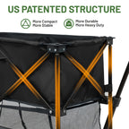 TIMBER RIDGE 400L Folding Double Decker Wagon with Brakes, 54" Extra Long