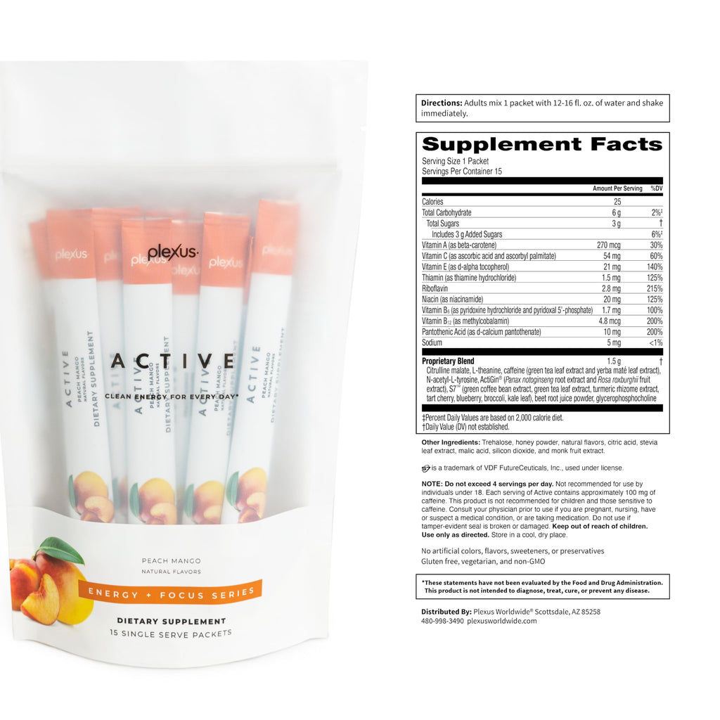 Plexus Active® Peach Mango (2 Pack)