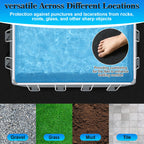 ComfyKit 9.7x6.7ft Rectangular Pool Liner Pad for Above Ground Swimming Pools,Thickened Under Pool Mat Padding,Pools Bottom Liner Protector to Prevent Punctures & Extend Liner Life