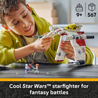 LEGO Star Wars: The Clone Wars V-19 Torrent Starfighter Building Toy - Pretend Play Set for Boys & Girls, Ages 9+ - Starship Model Kit W/ 3 Minifigures - Gift Idea for Birthdays - 75432