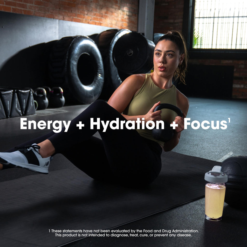 Optimum Nutrition Amino Energy Powder Plus Focus, with BCAA, Electrolytes, and Caffeine, Sunkissed Citrus, 65 Servings (Packaging May Vary)