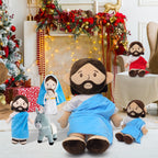 Yelakey Jesus Plush Virgin Mary Doll 11.8" Stuffed Religious Gift for Kids