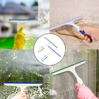 10 Pcs Shower Squeegee for Shower Glass Doors,Car Window Windshield Mirror Tile Cleaner Cleaning Wiper Squeegees Tool with Hook, Window Cleaning Shower Glass Squeegees