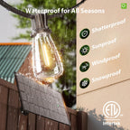 KYY 198FT(192+6) Solar String Lights Outdoor Waterproof with USB Charging & Remote, Dimmable & Timable, Solar Powered Patio Lights with LED Shatterproof Bulbs for Deck Backyard Porch Garden Camping