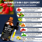 Berberine Supplement Liquid for Women & Men, Liposomal Berberine with Ceylon Cinnamon Green Tea Eriocitrin Curcumin & Aloe Vera for Metabolism & GLP-1 Booster, GLP 1 Drops 6X Stronger Than Gummies