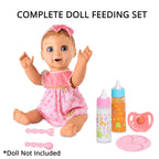 fash n kolor My Sweet Baby Disappearing Doll Feeding Set | Baby Care 6 Piece Doll Feeding Set (13 Pc Set)