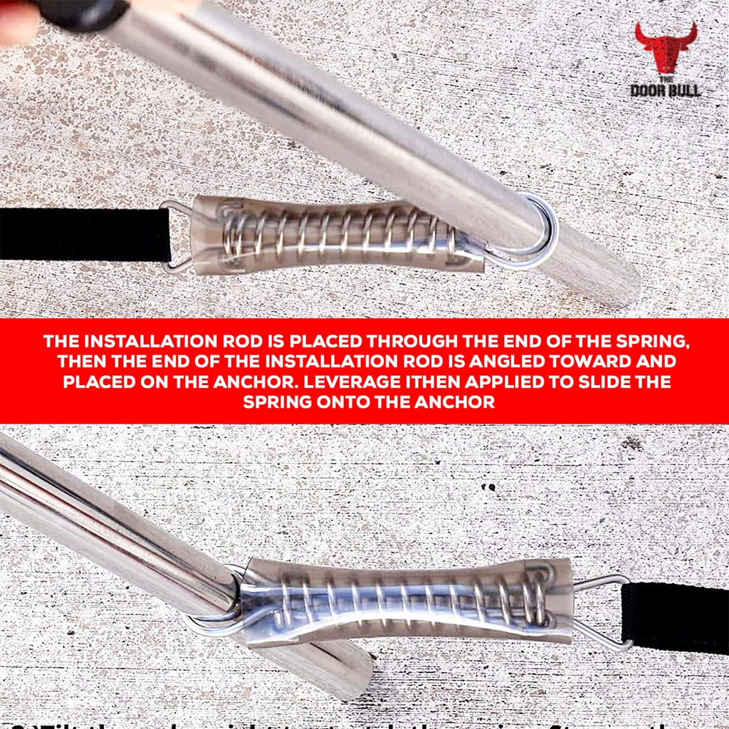 30 inches Extra Long Heavy Duty Swimming Pool Safety Cover Installation, Removal Rod Tool Plus Anchor Hex Key - Rod with Hex Key Combo