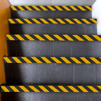 COSIMIXO 4" x 35Ft Black&Yellow Heavy Duty Anti Slip Tape for Stairs Outdoor/Indoor Waterproof Grip Tape Safety Non Skid Roll for Stair Steps Traction Tread Staircases Anti-Slip Strips…