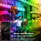 FBZ 150FT Permanent Outdoor RGB Lights - IP67 Waterproof with Smart App Control Remote,DIY Scene Modes, Music Synchronization,Eaves Lights for Garden Decor,Deck,Christmas