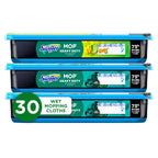 Swiffer Heavy Duty Mop Wet Multi-Surface Cloth Refills for Floor Mopping and Cleaning, Gain and Unstopables Scents, 30 count
