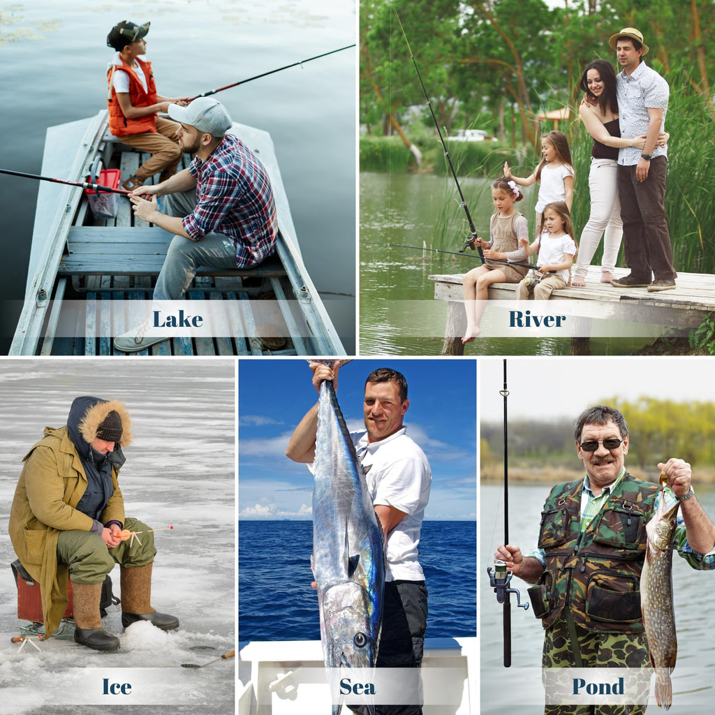 Fishing Advent Calendar 2026 for Men - Fishing Lures Kit with Tackle Box Advent Calendar for Fisher Teen Boys - 2026 Xmas Holiday Surprise Gift for 24 Days Christmas Countdown
