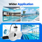 Hoodutric Flow Switch, GLX-FLO-RP for Hayward Goldline Aquarite Salt System Pool Flow Sensor Suitable Aqua Rite Swimming Pool Salt Cell System Assembly with Tee and 15ft Cable