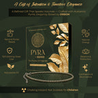 ORBON Original Certified Raw Pyrite Anklet for Women | Natural Raw Pyrite Crystal Ankle Bracelet for Wealth & Abundance | Genuine Stone, Adjustable Fit, Astrologer Recommended | Success Energy with Activation Card & Authenticity Certificate (2 MM BEADS)