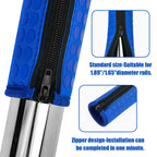 Pool Handrail Covers with Zippers 4 6 8 10 Ft Inground Swimming Pools Hand Rail Cover, Anti-Slip Cool Touch Heat Resistant, Royal Blue, Non Slip Swim Pool Railing Ladder Stair Handle Grip (8 Feet)