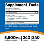 Nutricost Horsetail Extract 240 Capsules for 240 Servings Per Bottle - GMO Free and Gluten Free, Vegan