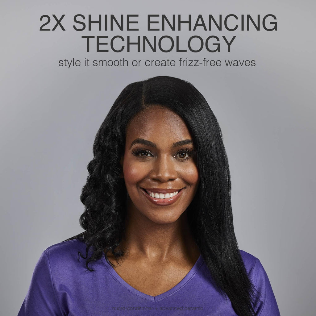 Remington Shine Therapy Argan Oil & Keratin Infused 1 Inch Hair Straightener/Flat Iron