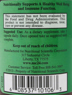 Nutritional Supply Corp Immunition NSC 100 Beta Glucan Extra Strength - 10 mg - 60 Capsules