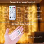 innolife LED Fairy String Lights Battery Operated Timer with Remote Control