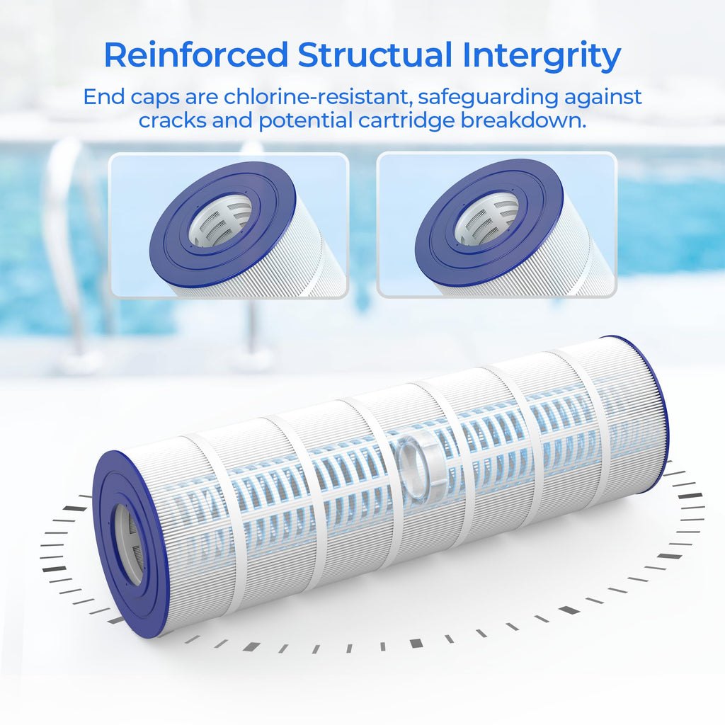 AQUIVEX CCRP150 Pool Filter Cartridge, Compatible with Pentair Clean & Clear 150, 160317, Pentair Clean and Clear RP 150, 160355, R173216, Pleatco PAP150, Filbur FC-0687, Unicel C-9415, 2 Pack