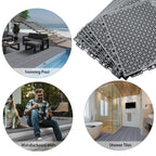 16 PCS Modular Interlocking Cushion Interlocking Floor Tiles with Hole