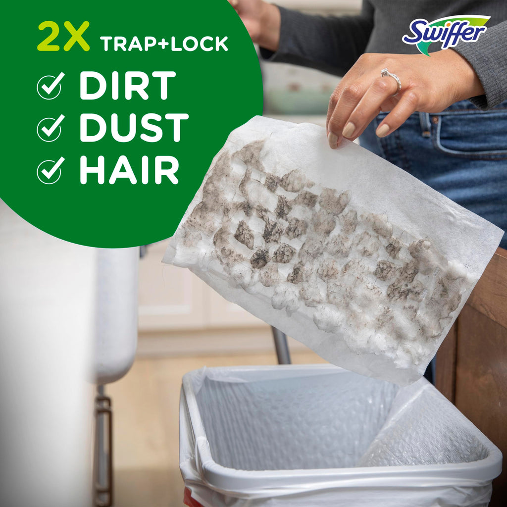 Swiffer Sweeper Heavy Duty Dry Multi-Surface Cloth Refills for Floor Sweeping and Cleaning,Unstopables Fresh Scent,20 Count (Pack of 4)