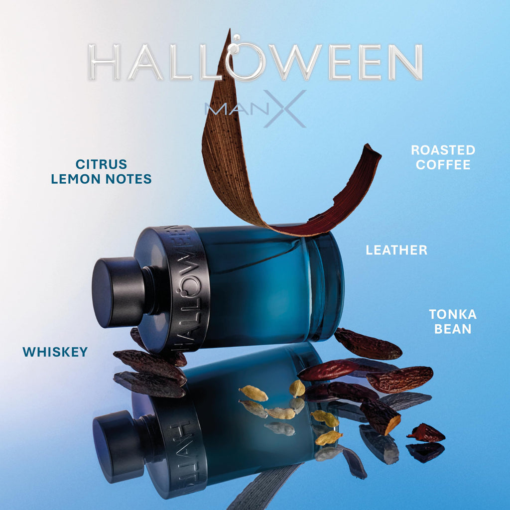 Halloween Man X Eau de Toilette for Men, Oriental Fougere Fragrance