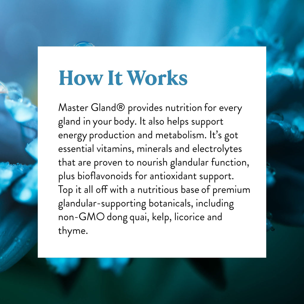 Nature's Sunshine Master Gland, 120 Capsules | Provides Complete Nutritional Support for Every Gland in the Body, Helps Support Energy Metabolism