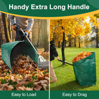 NIGOOLATA 72 Gallon Leaf Collector, Yard Waste Bags, Lawn Leaf Bags, 1 Pack