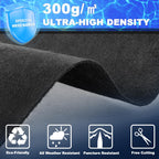 300G/M² Thicker Pool Liner Pad for Above Ground Swimming Pools,12 Ft Round Under Pool Padding, Durable Geotextile Material, Double Density Puncture Resistant, Extend Liner Life,Mats for Pool Bottom