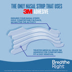 Breathe Right Nasal Strips, Extra Strength Clear Nose Strips, Drug-Free Nasal Congestion Relief for Better Breathing, Help Relieve Snoring, Caused by Colds & Allergies, Deviated Septum, 44ct