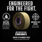 Goon Tape Raid Tape 1.5 in x 60 FT – Premium Moisture-Wicking Tactical Grip Tape for Firearms, AR, Pistol, Handguard, Magazines – Cotton & Synthetic Blend (OD Green)
