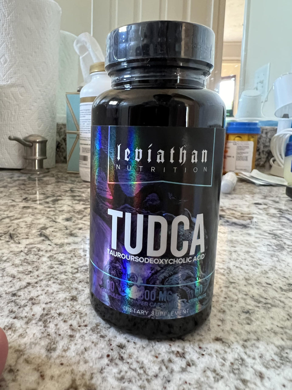 Leviathan Nutrition TUDCA Bile Salts 300mg - Tudca (Tauroursodeoxycholic Acid) Supplement 60 Capsules