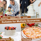 6 Pcs Cake Boards,White Cake Boards 10 inch Round,Oil-proof Cake Base