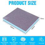 12 Pack Sanding Sponge, Washable and Reusable Sanding Blocks 400 Grit Wet Dry Sand Paper for Wood Drywall Metal Furniture